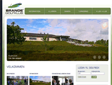 Tablet Screenshot of brandegolfklub.dk